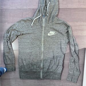 Nike Gray Zip-Up Hoodie
